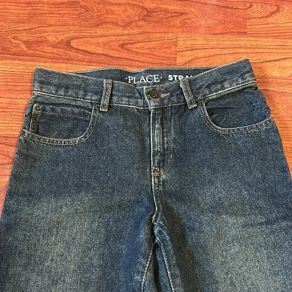 Boys Denim Jeans Straight Cut Size 10